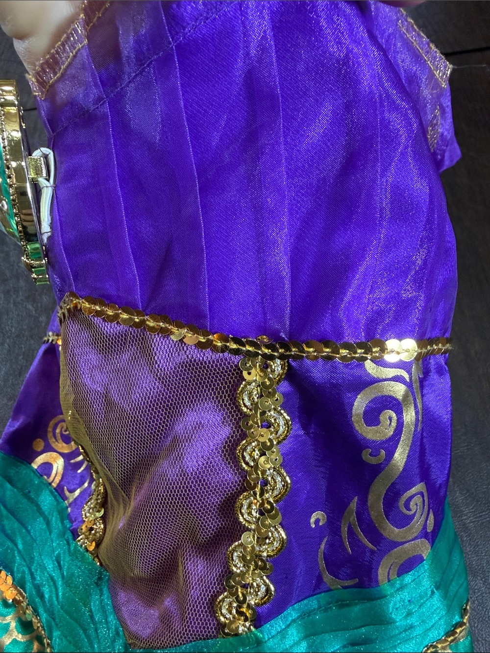 Disney Ariel Little Mermaid Dress Up Costume Sz 4-6x - Picture 7 of 7